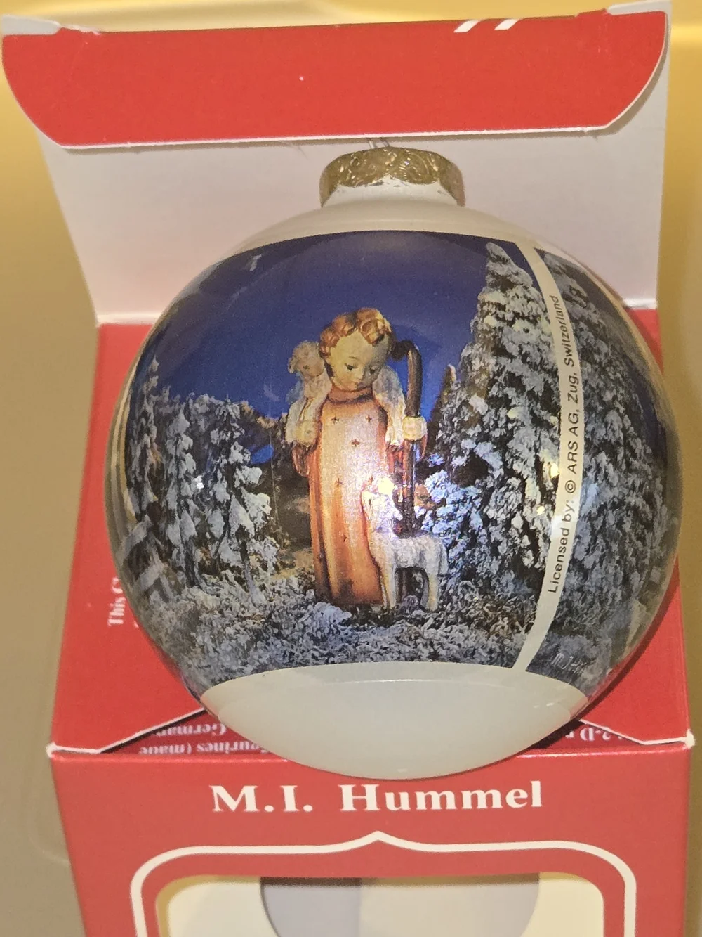 Vintage M.I. Hummel Good Shepherd Ornament